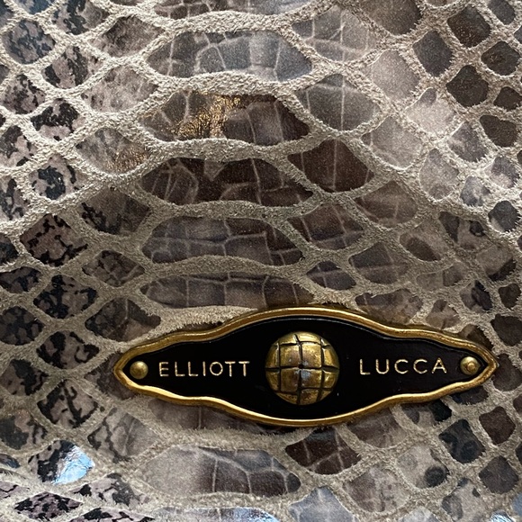 Elliott Lucca Handbag | Hobo Style | Snakeskin/Leather | EUC - Picture 3 of 16